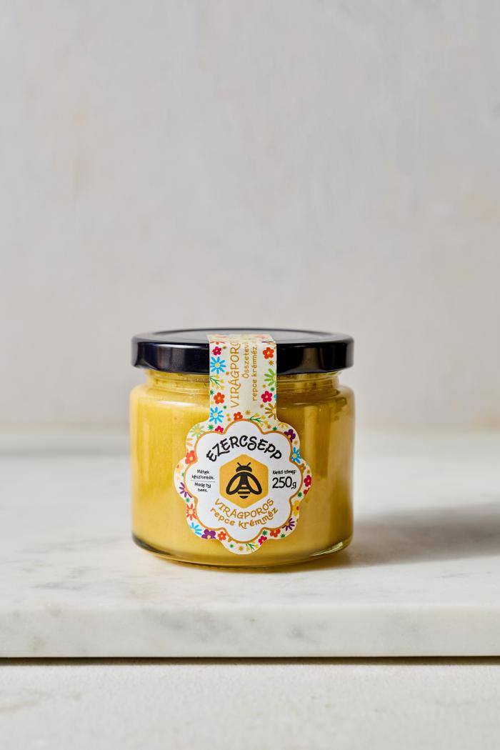 Ezercsepp-Virágporos krémméz 250 g