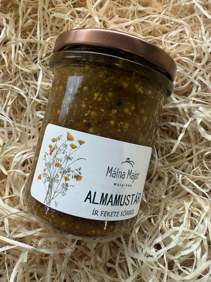 Málna major - Alma mustár ír fekete sörrel