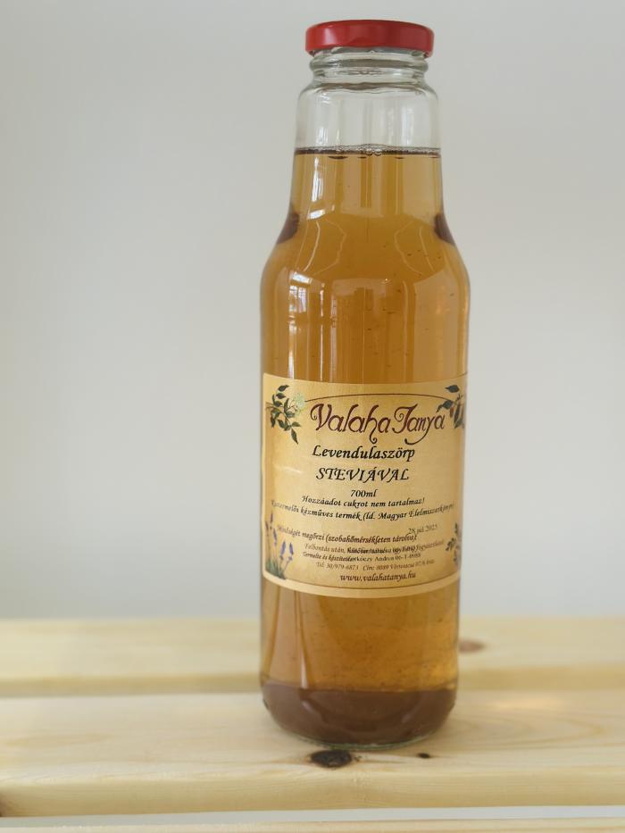 Valahatanya - Levendulaszörp STEVIÁVAL 700ml
