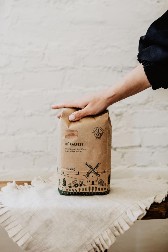 Csoroszlya Bio Búzaliszt félbarna 2 kg