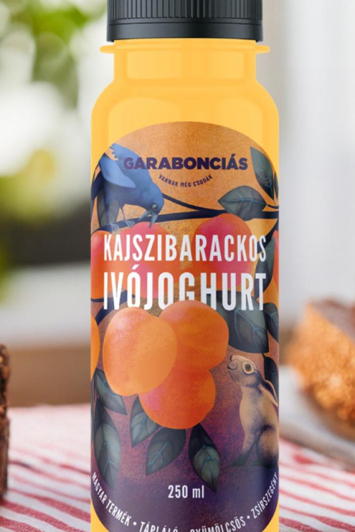 Garabonciás-Kajszibarackos ivójoghurt