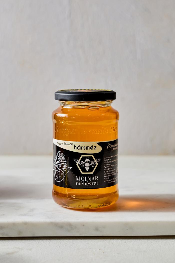 Molnár Méhészet - Bio Hárs méz 500 g