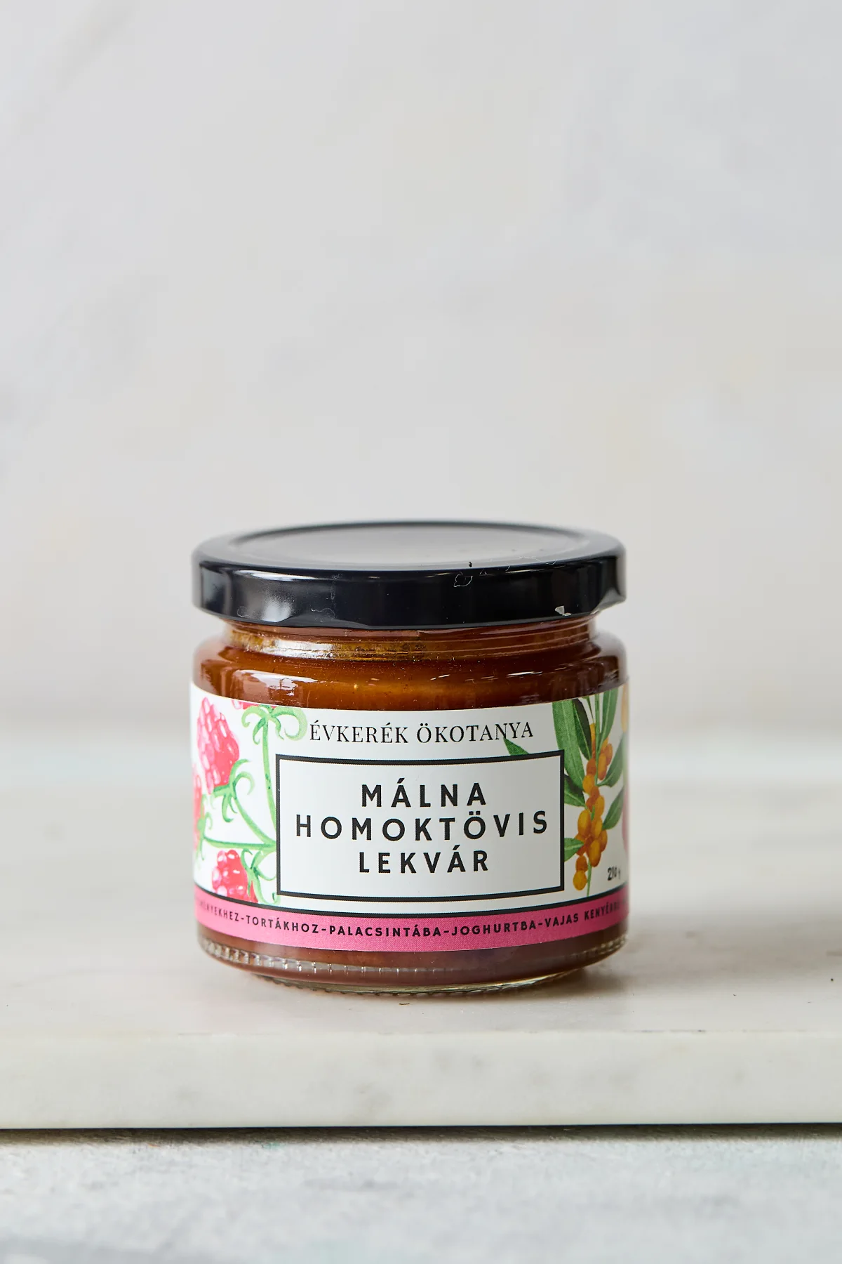 Málna és Homoktövis lekvár - 210 gr
